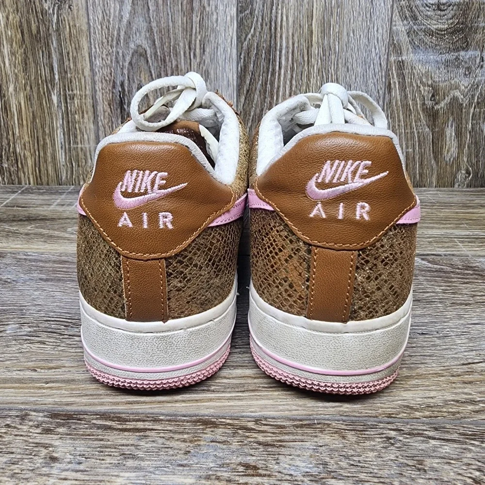 Women's‎ Vintage 2006 Nike Air Force 1 Low Premium Snakeskin 309439-262 sz 10 - Picture 7 of 9